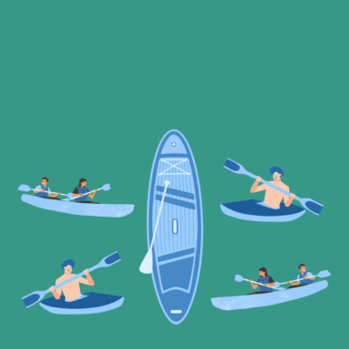 Départ du Centre Nautique