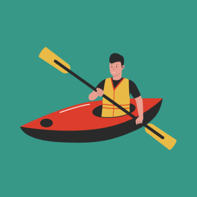 Cours d’intro au kayak (accompagné)